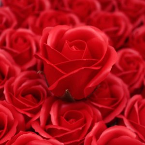 Flower Soap for Craft - Med Rose - Red
