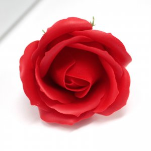 Flower Soap for Craft - Med Rose - Red