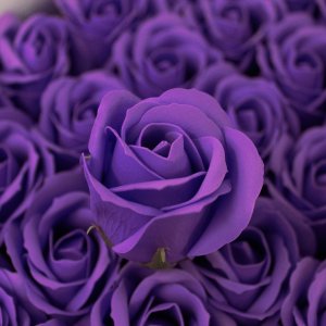 Flower Soap for Craft - Med Rose - Lavender