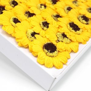 Flower Soap for Craft - Sml Sunflower - Yellow