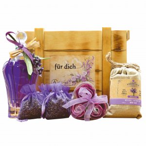 Lavendel Set mit Seifenrosen