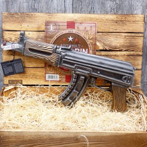 Keramikgewehr mit halbsüßem Rotwein