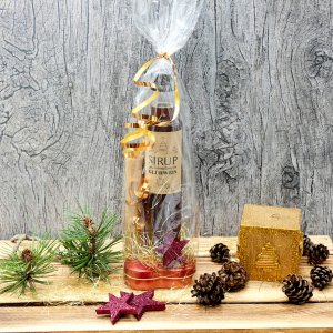 Glühwein Sirup mit Lindt Herz