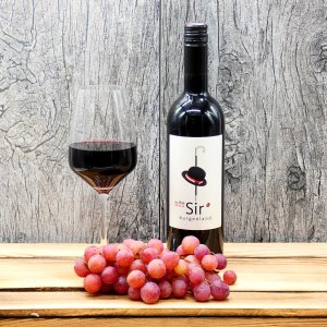 Holzkiste mit Wein "The Sir" Cuvee 0,75l