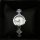 Geschenkbox mit CLASSY UHR BLACK und SILBERERNEM ARMBAND