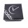 Geschenkbox mit CLASSY UHR BLACK und SILBERERNEM ARMBAND